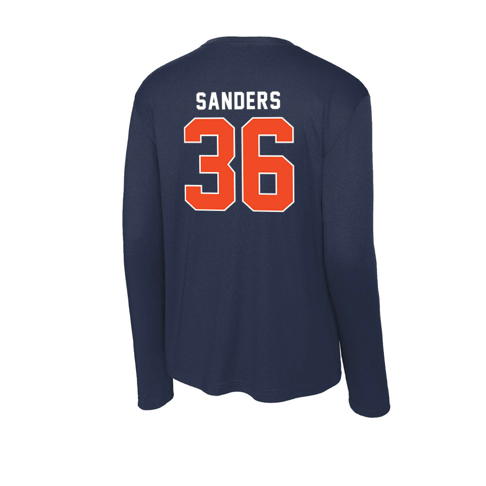 Auburn - NCAA Baseball : Jackson Sanders - Activewear Long Sleeve T-Shirt-1