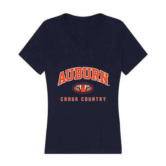 Auburn - NCAA Men's Cross Country : Evan Hill - Women's V-Neck T-Shirt-0