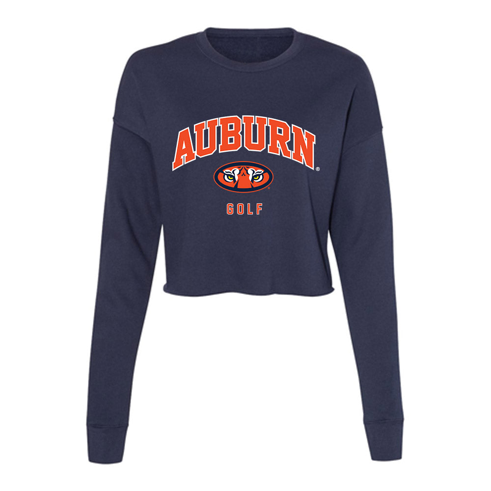 Auburn - NCAA Women's Golf : Frances Brown - Women's Cropped Crew Fleece-0