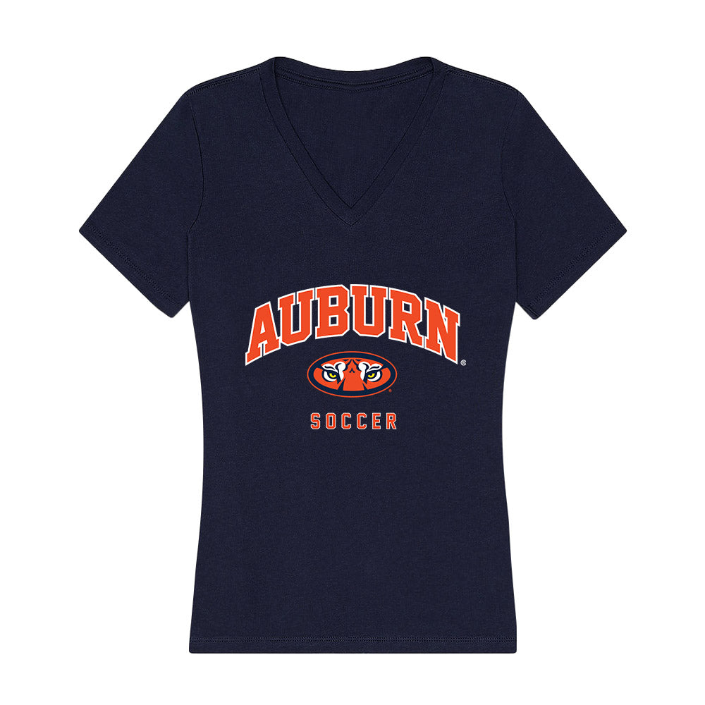 Auburn - NCAA Women's Soccer : Carly Thatcher - Women's V-Neck T-Shirt-0