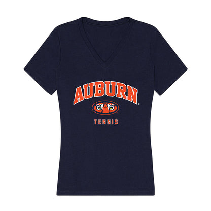 Auburn - NCAA Women's Tennis : DJ Bennett - Women's V-Neck T-Shirt-0