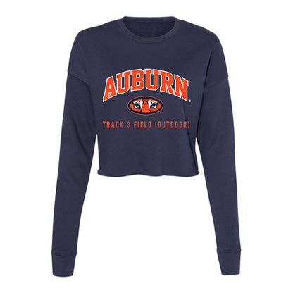 Auburn - NCAA Men's Track & Field : Louis O'Loughlin - Women's Cropped Crew Fleece-0