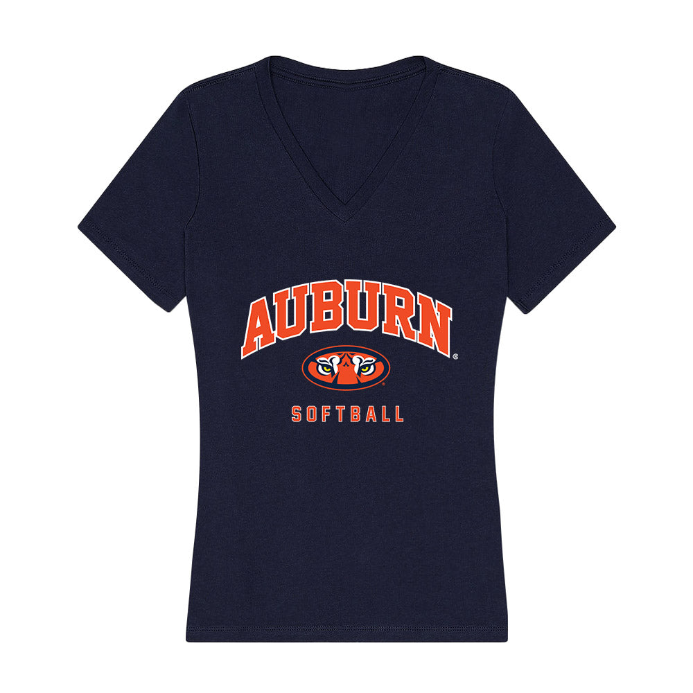 Auburn - NCAA Softball : Kylie Brockman - Women's V-Neck T-Shirt-0