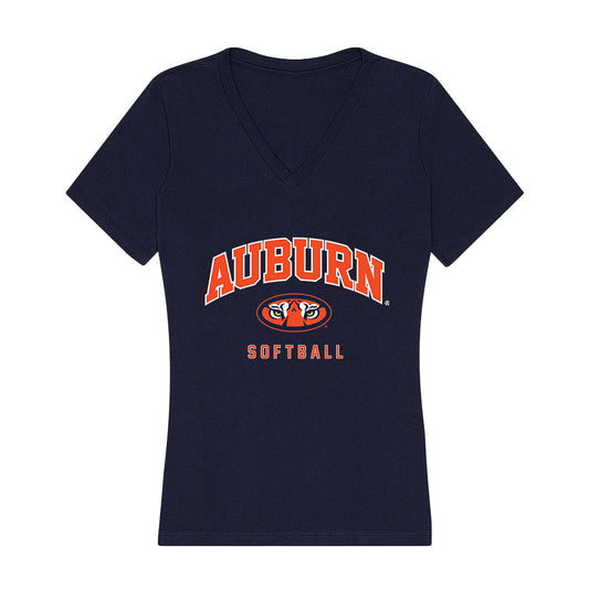 Auburn - NCAA Softball : Kylie Brockman - Women's V-Neck T-Shirt-0