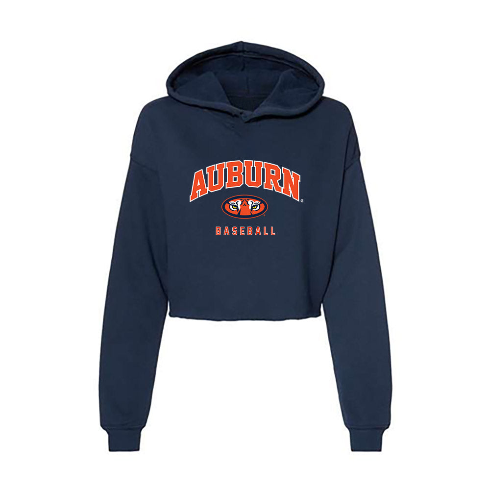 Auburn - NCAA Baseball : Brady Wilson - Women's Crop Fleece Hoodie-0