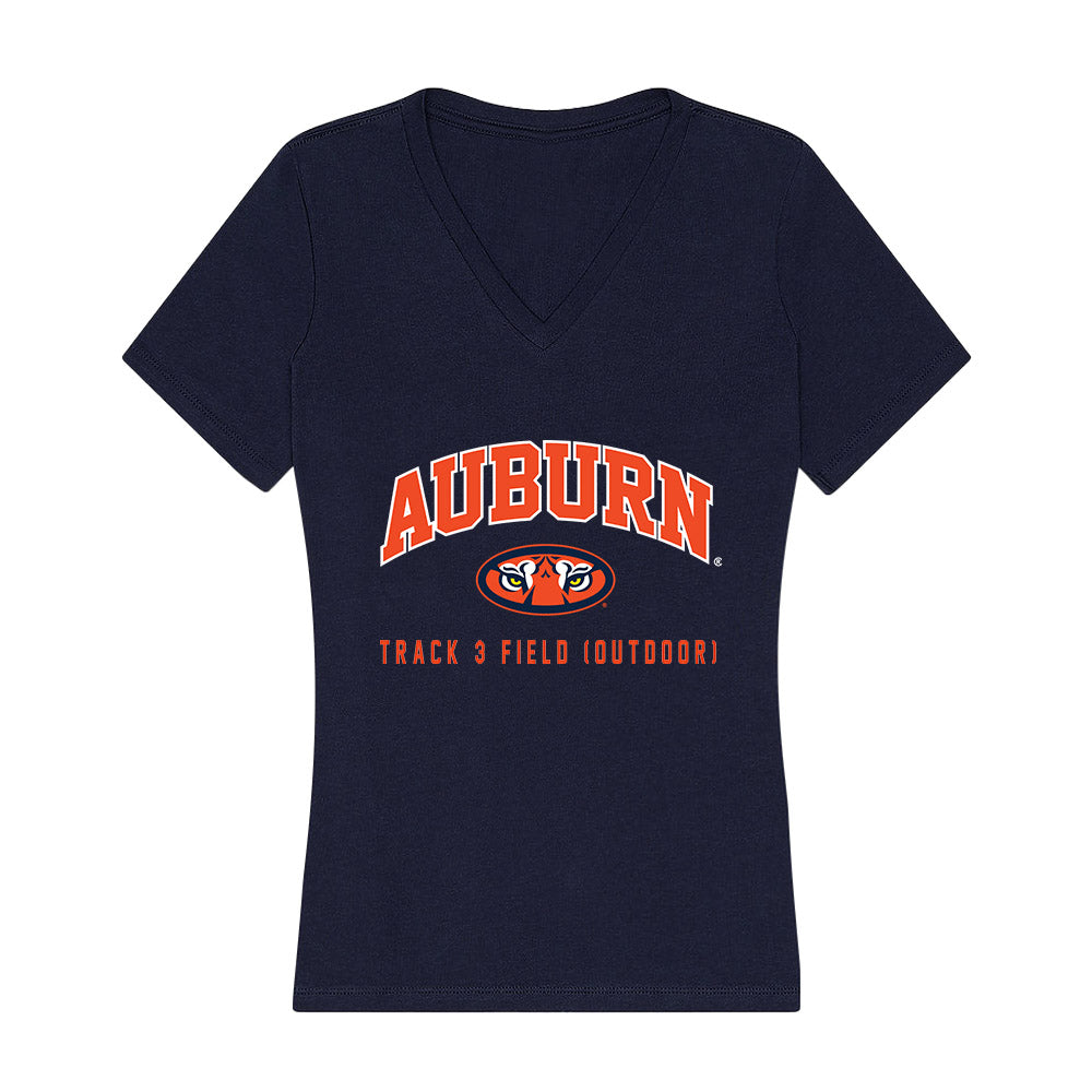 Auburn - NCAA Men's Track & Field : Louis O'Loughlin - Women's V-Neck T-Shirt-0