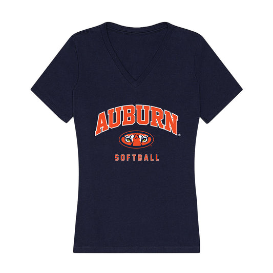 Auburn - NCAA Softball : Daigle Wilson - Women's V-Neck T-Shirt-0