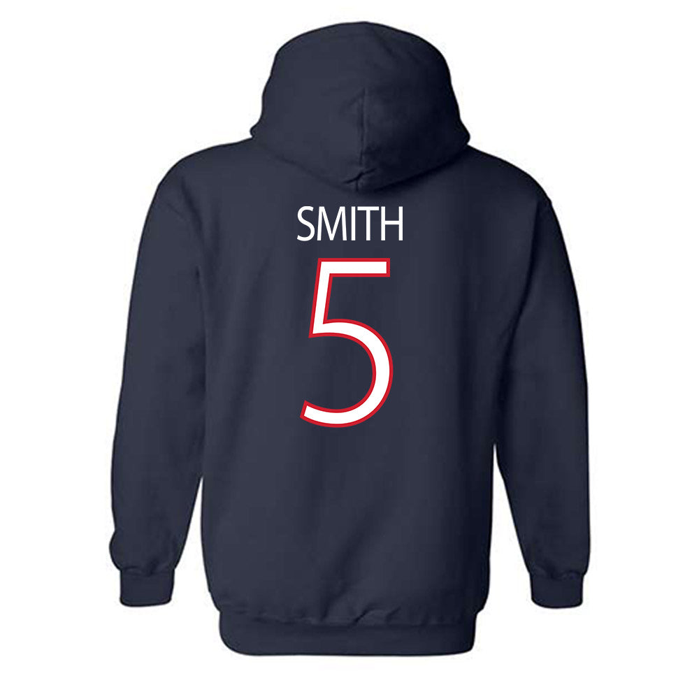 Columbus State - NCAA Men's Basketball : Aaron Smith - Hooded Sweatshirt-1