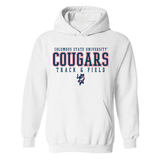 Columbus State - NCAA Men's Track & Field : Enoch Oluwaniyi - Hooded Sweatshirt-0