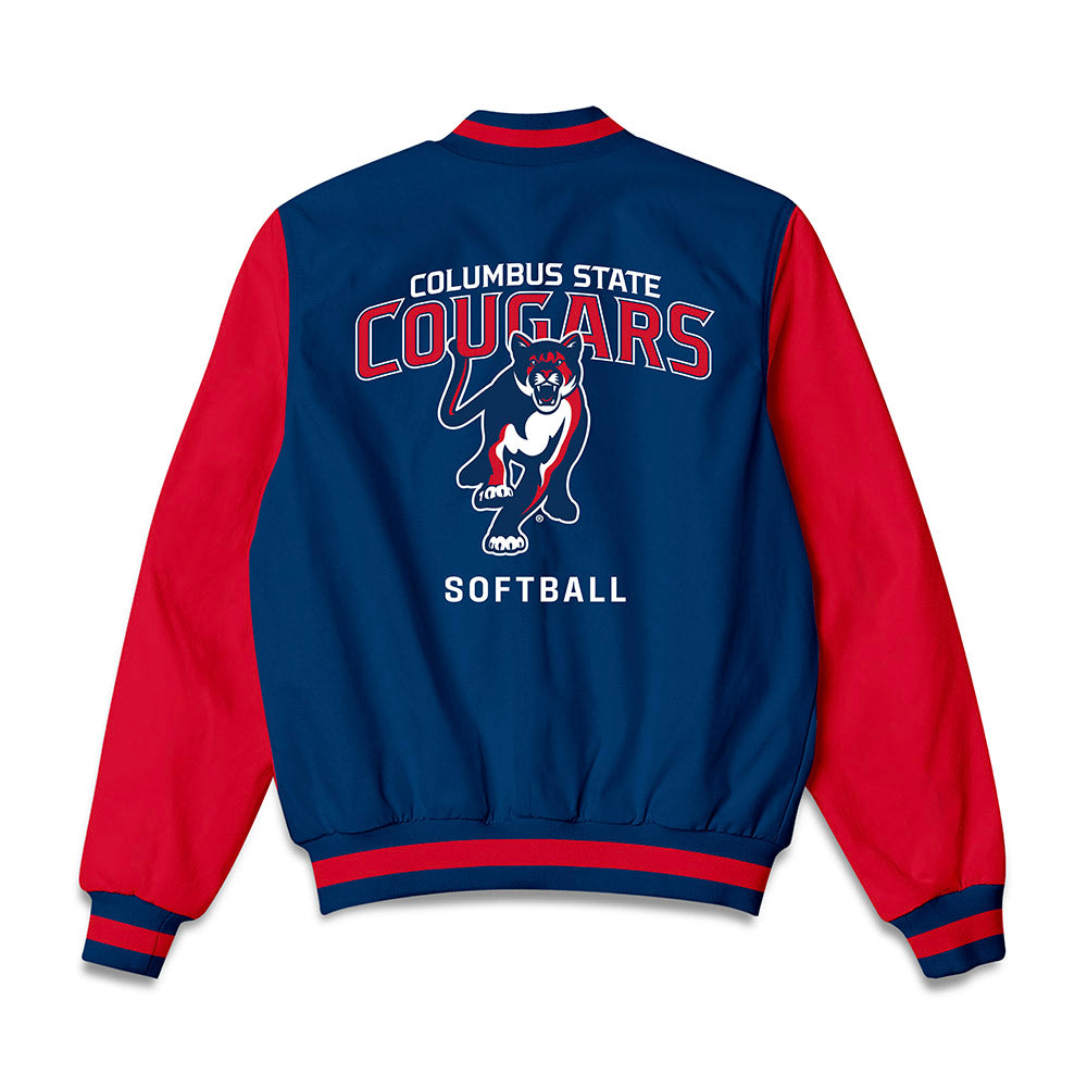 Columbus State - NCAA Softball : Holly Lynn - Bomber Jacket-1