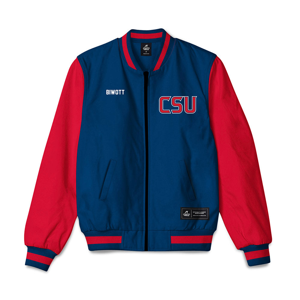 Columbus State - NCAA Men's Track & Field : Isaiah Biwott - Bomber Jacket-0