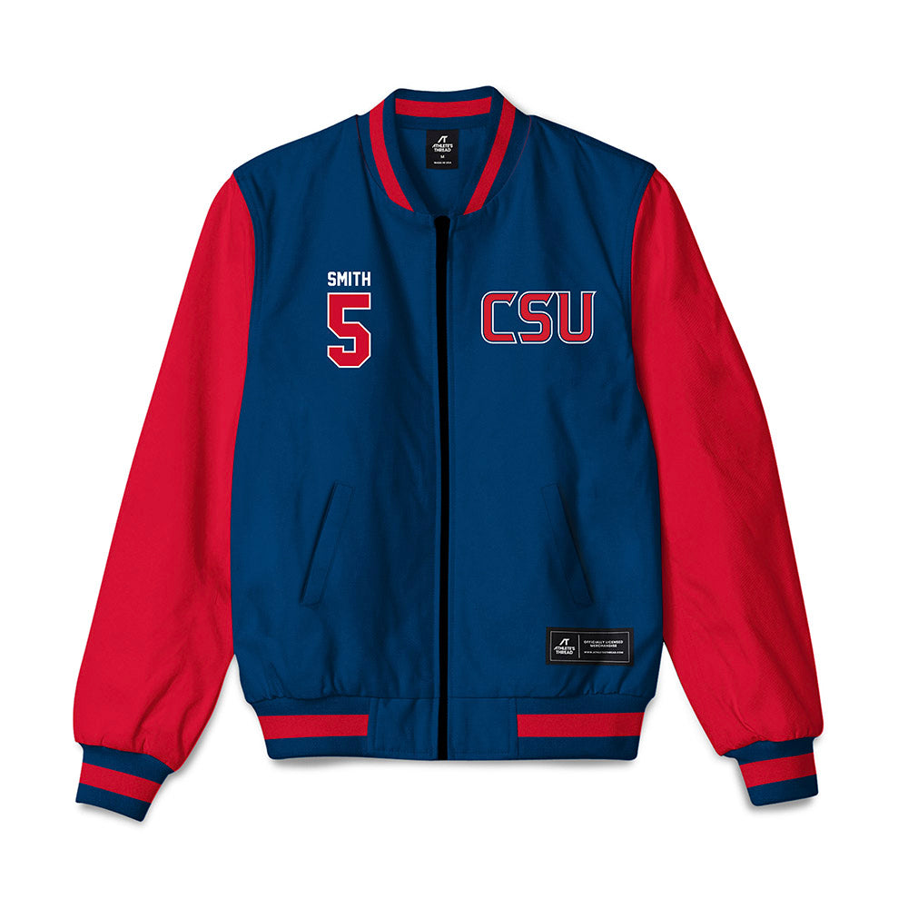 Columbus State - NCAA Men's Basketball : Aaron Smith - Bomber Jacket-0