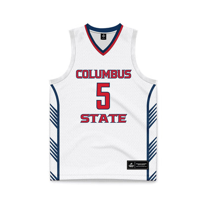 Columbus State - NCAA Men's Basketball : Aaron Smith - Basketball Jersey-0