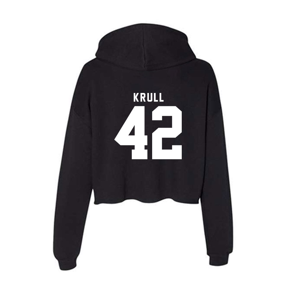 Nebraska - NCAA Women's Basketball : Maddie Krull - Women's Crop Fleece Hoodie-1