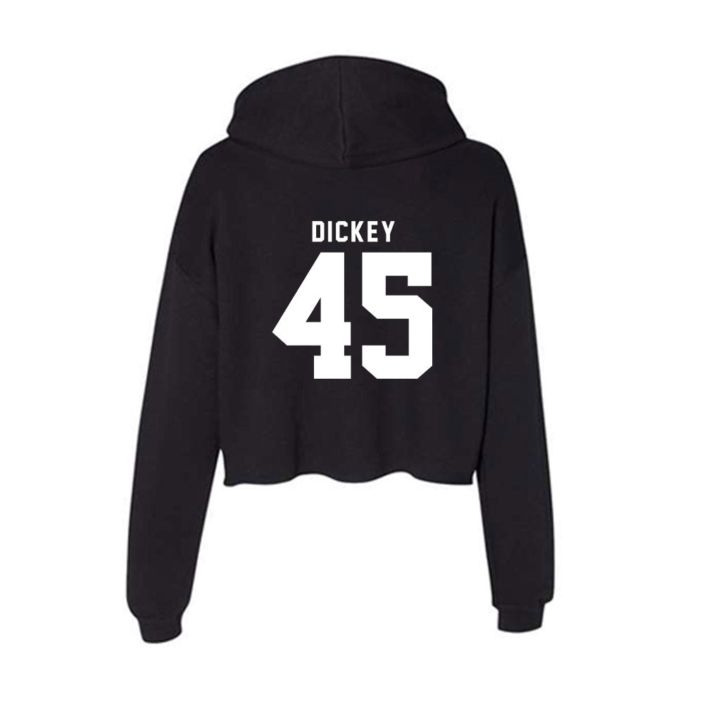 Nebraska - NCAA Football : Izaac Dickey - Women's Crop Fleece Hoodie-1