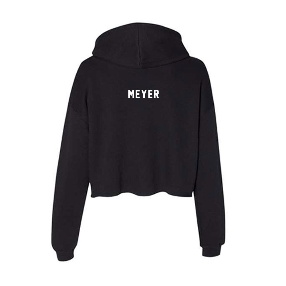 Nebraska - NCAA Women's Track & Field (Outdoor) : Kalynn Meyer - Women's Crop Fleece Hoodie-1