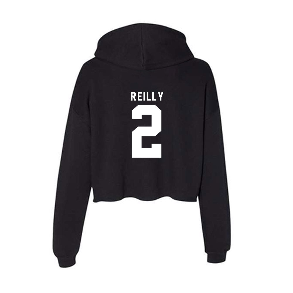 Nebraska - NCAA Women's Volleyball : Bergen Reilly - Women's Crop Fleece Hoodie-1