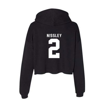 Nebraska - NCAA Women's Basketball : Logan Nissley - Women's Crop Fleece Hoodie-1