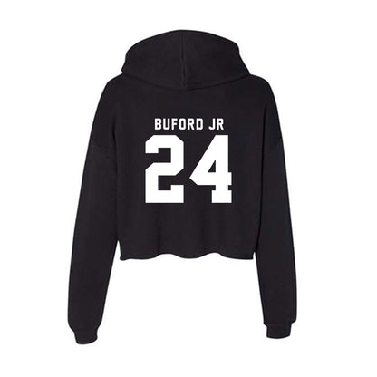 Nebraska - NCAA Football : Marques Buford Jr - Women's Crop Fleece Hoodie-1