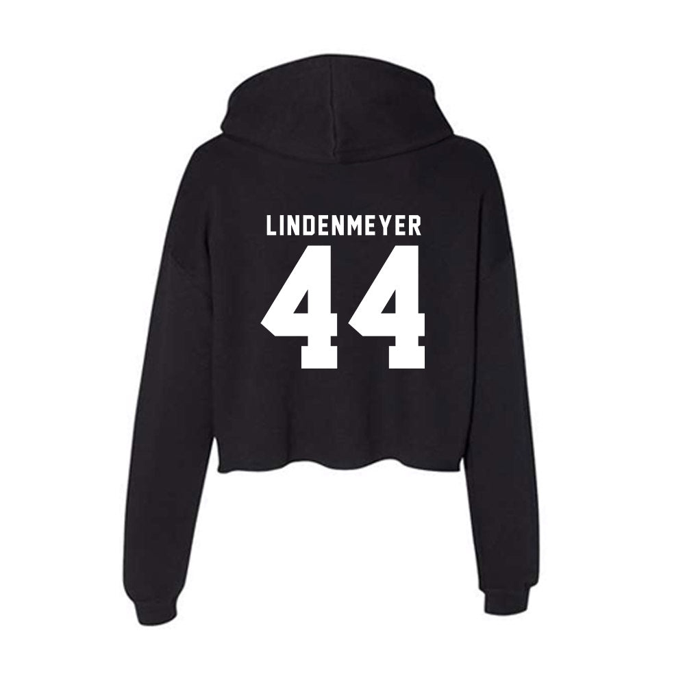 Nebraska - NCAA Football : Luke Lindenmeyer - Women's Crop Fleece Hoodie-1