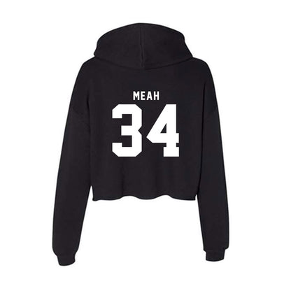 Nebraska - NCAA Men's Basketball : Braxton Meah - Women's Crop Fleece Hoodie-1