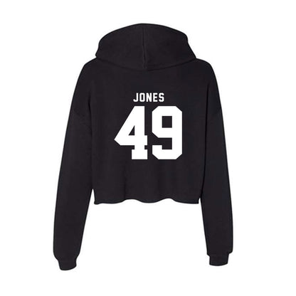 Nebraska - NCAA Football : Mason Jones - Women's Crop Fleece Hoodie-1