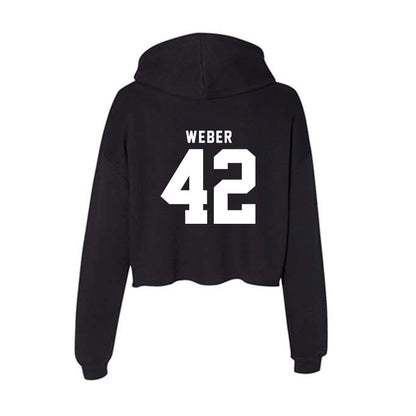 Nebraska - NCAA Women's Soccer : Sarah Weber - Women's Crop Fleece Hoodie-1