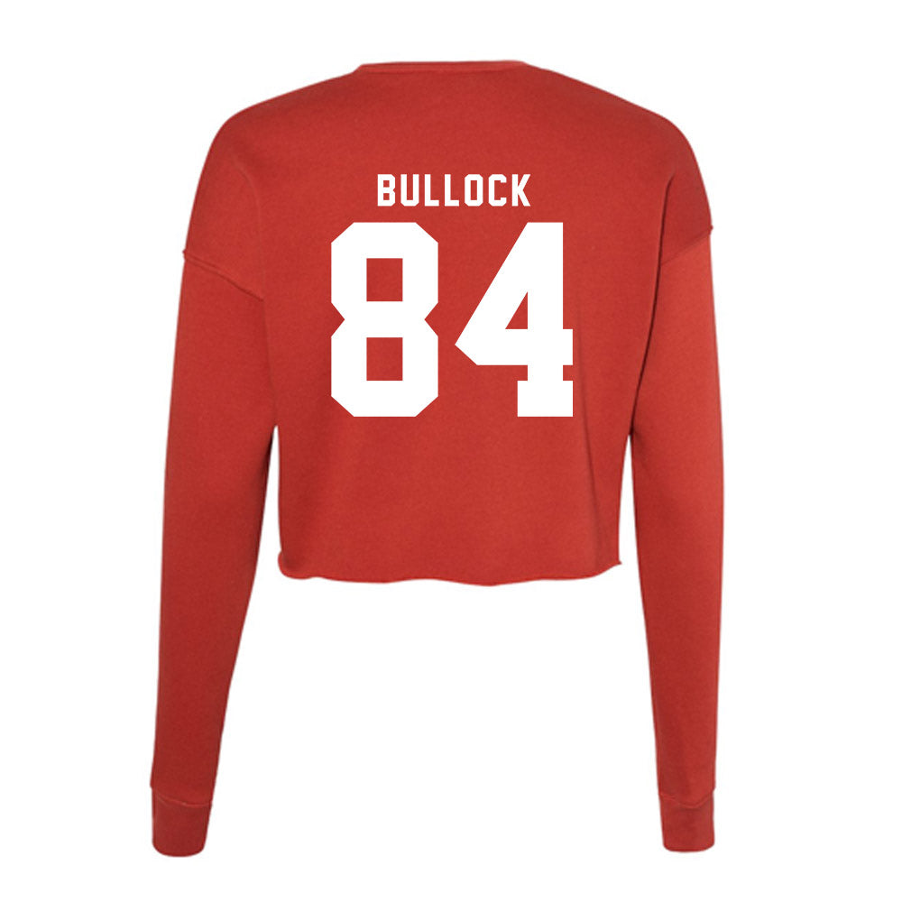 Nebraska - NCAA Football : Alex Bullock - Women's Cropped Crew Fleece-1