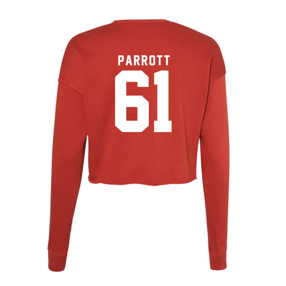 Nebraska - NCAA Football : Dylan Parrott - Women's Cropped Crew Fleece-1