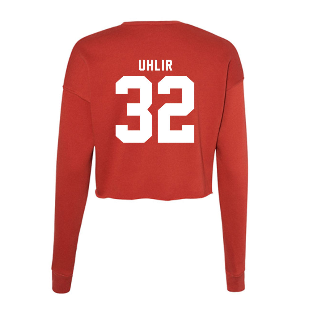 Nebraska - NCAA Football : Trent Uhlir - Women's Cropped Crew Fleece-1