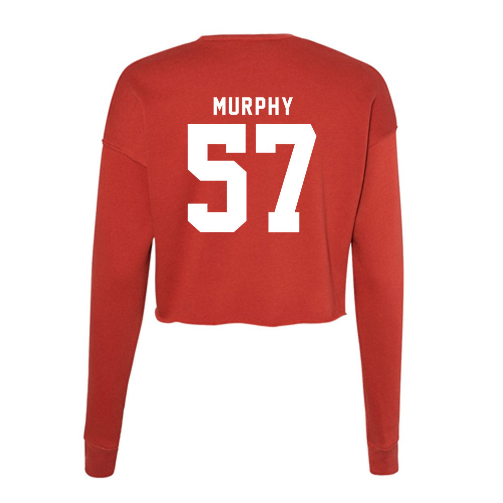 Nebraska - NCAA Football : Ashton Murphy - Women's Cropped Crew Fleece-1