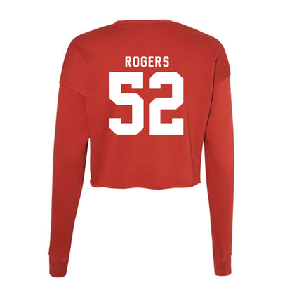 Nebraska - NCAA Football : Dylan Rogers - Women's Cropped Crew Fleece-1