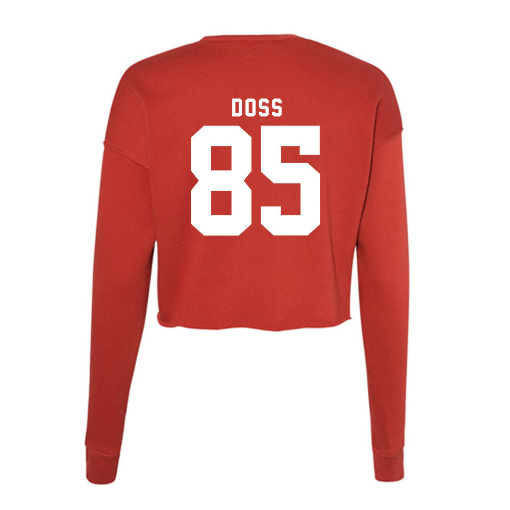 Nebraska - NCAA Football : jaidyn Doss - Women's Cropped Crew Fleece-1