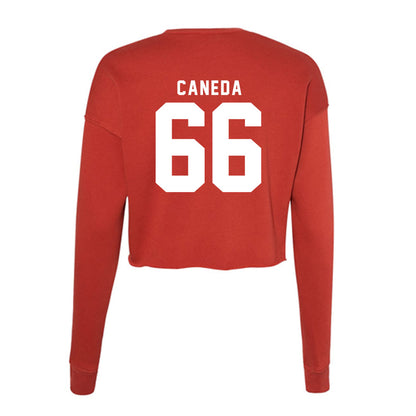 Nebraska - NCAA Softball : Katelyn Caneda - Women's Cropped Crew Fleece-1