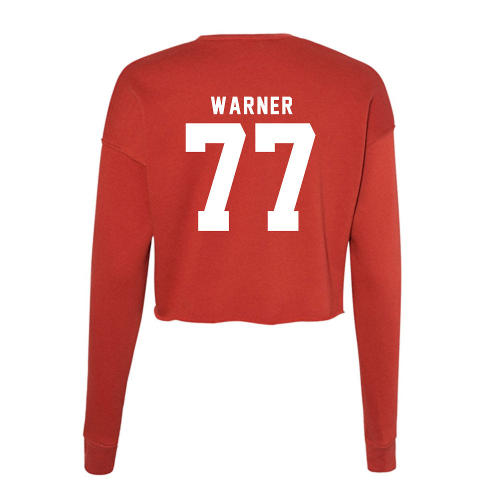 Nebraska - NCAA Softball : Haidyn Warner - Women's Cropped Crew Fleece-1