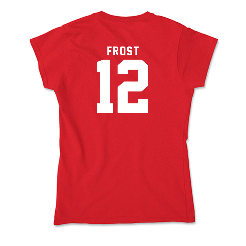 Nebraska - NCAA Baseball : Cael Frost - Soft Style Women’s T-Shirt-1