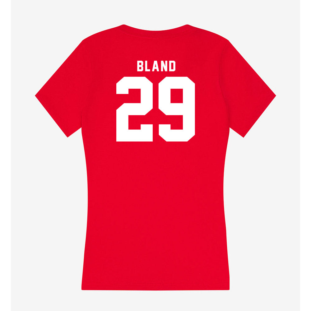 Nebraska - NCAA Softball : Samantha Bland - Women's V-Neck T-Shirt-1