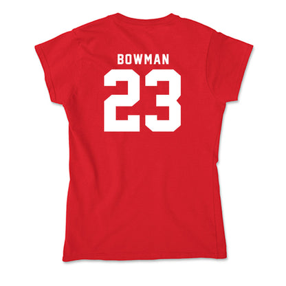 Nebraska - NCAA Women's Bowling : Kathryn Bowman - Soft Style Women’s T-Shirt-1