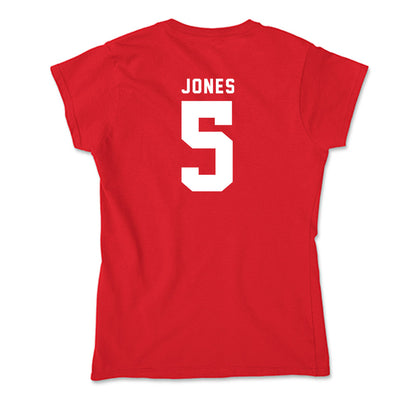 Nebraska - NCAA Football : Mason Jones - Soft Style Women’s T-Shirt-1