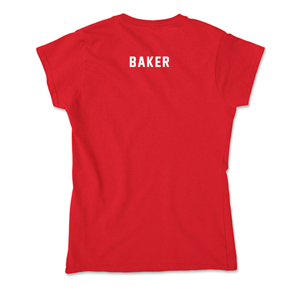 Nebraska - NCAA Women's Gymnastics : Reese Baker - Soft Style Women’s T-Shirt-1