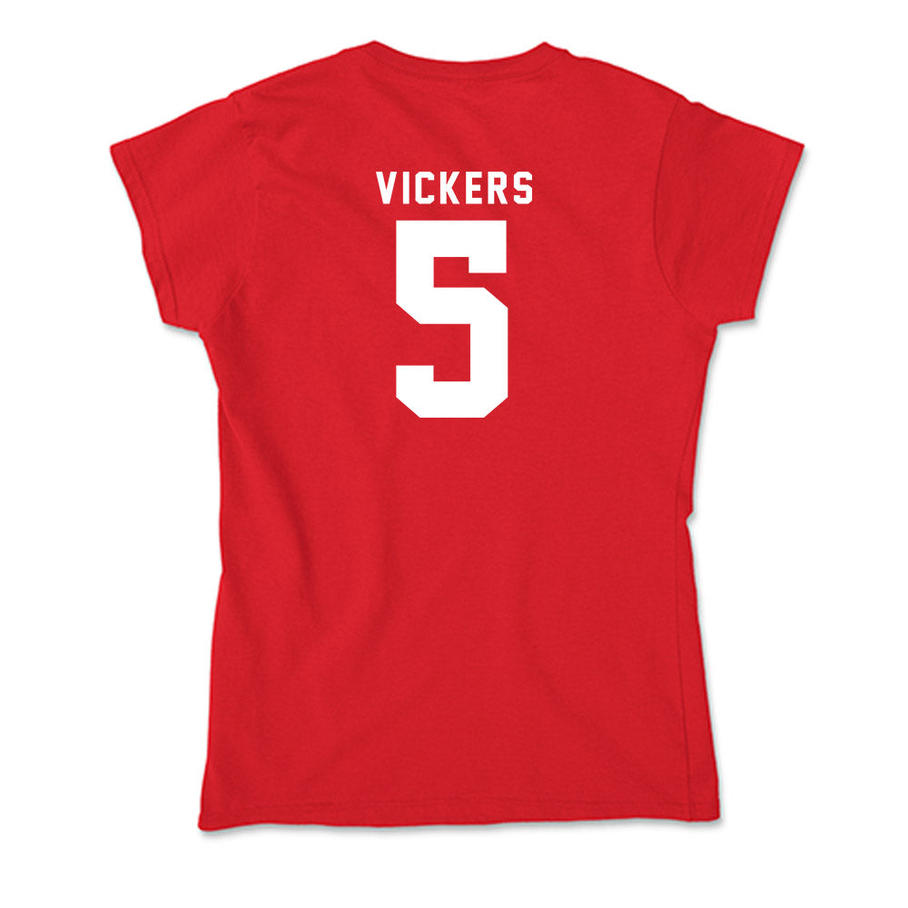 Nebraska - NCAA Softball : Macie Vickers - Soft Style Women’s T-Shirt-1