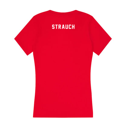 Nebraska - NCAA Rifle : Mackenzie Strauch - Women's V-Neck T-Shirt-1