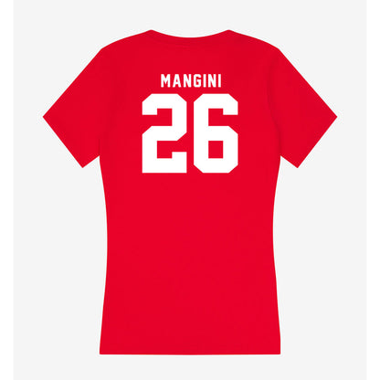 Nebraska - NCAA Football : Roman Mangini - Women's V-Neck T-Shirt-1