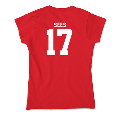 Nebraska - NCAA Women's Soccer : Jo Sees - Soft Style Women’s T-Shirt-1
