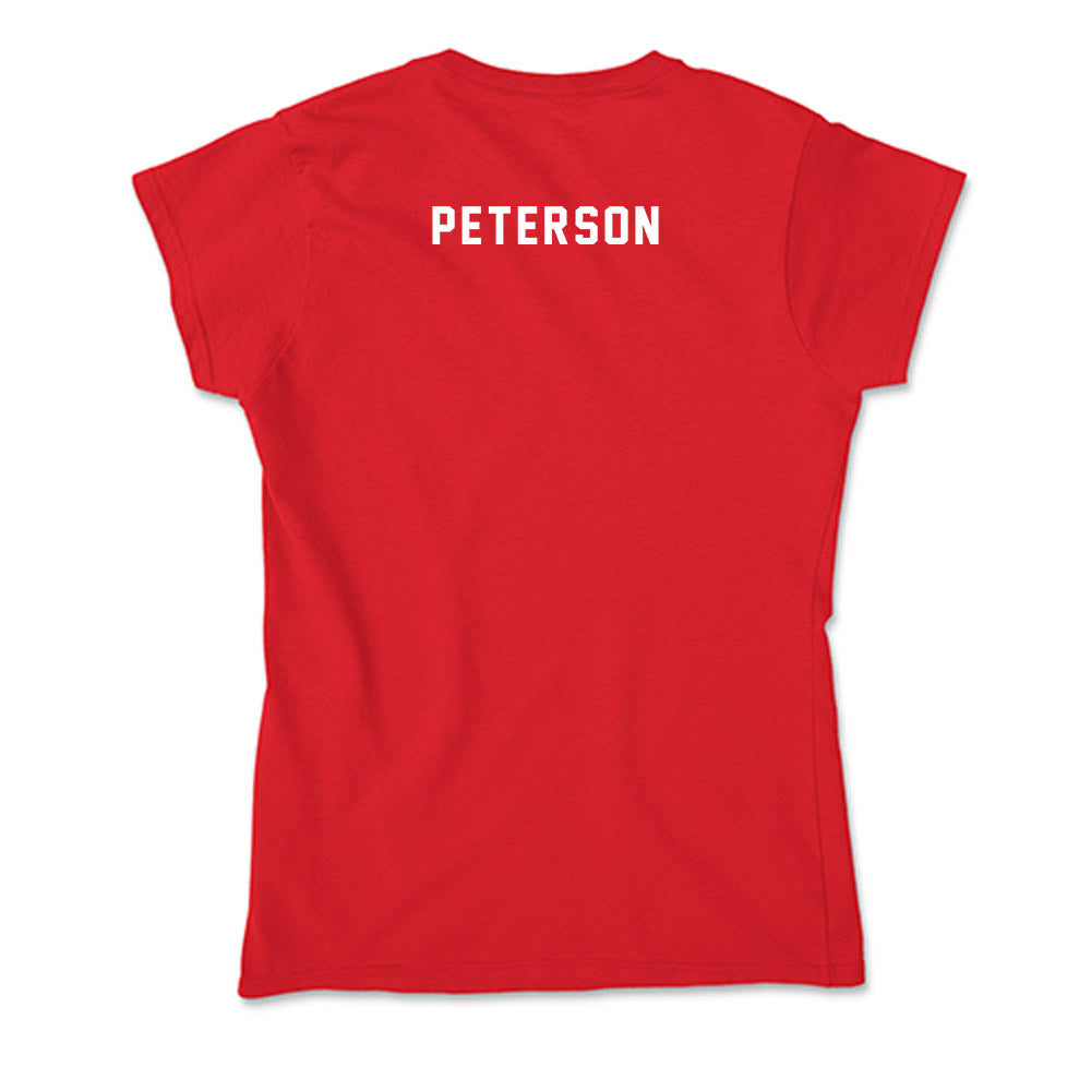 Nebraska - NCAA Women's Gymnastics : Molly Peterson - Soft Style Women’s T-Shirt-1