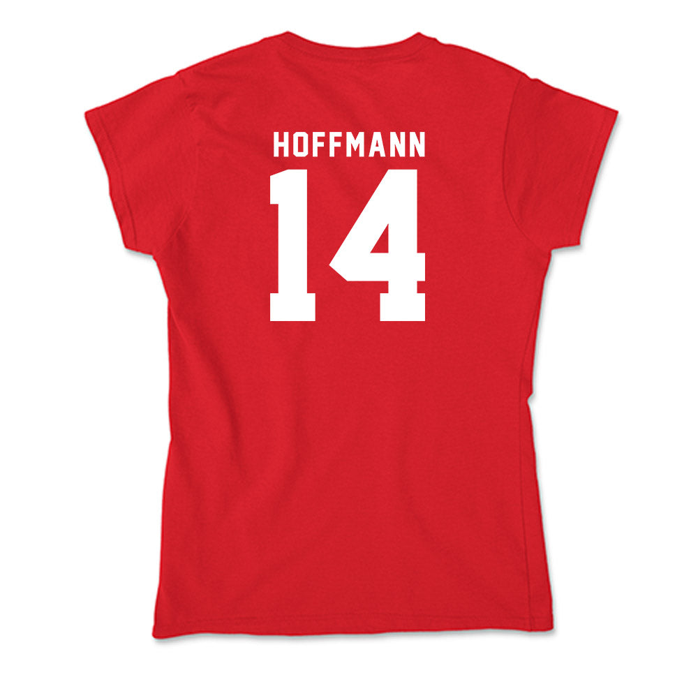 Nebraska - NCAA Softball : Kacie Hoffmann - Soft Style Women’s T-Shirt-1