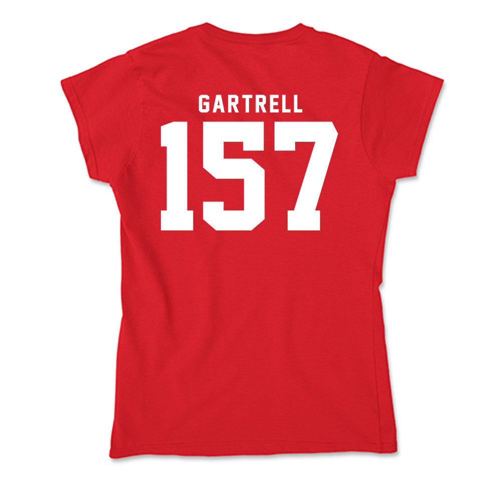 Nebraska - NCAA Wrestling : Dez Gartrell - Soft Style Women’s T-Shirt-1