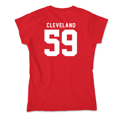Nebraska - NCAA Football : Brody Cleveland - Soft Style Women’s T-Shirt-1