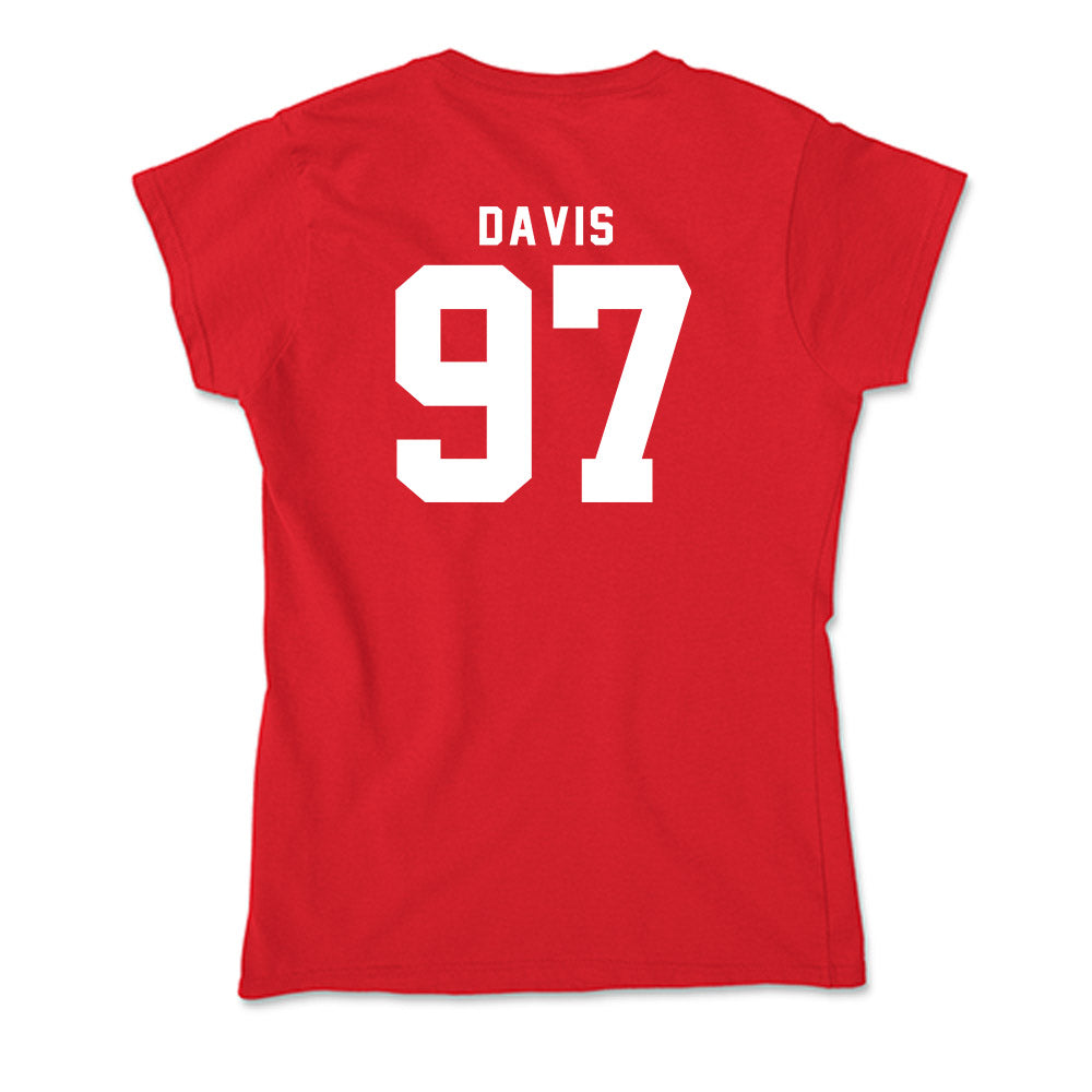 Nebraska - NCAA Football : Keona Davis - Soft Style Women’s T-Shirt-1