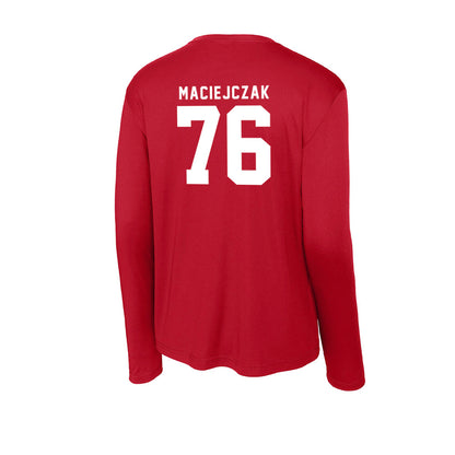 Nebraska - NCAA Football : Jason Maciejczak - Activewear Long Sleeve T-Shirt